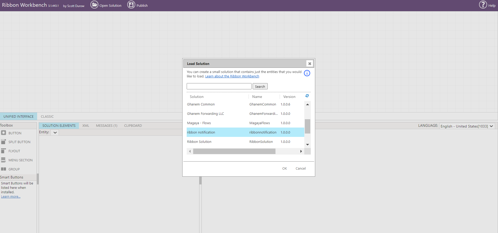 Use of Ribbon Workbench